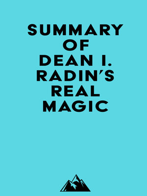 cover image of Summary of Dean I. Radin's Real Magic